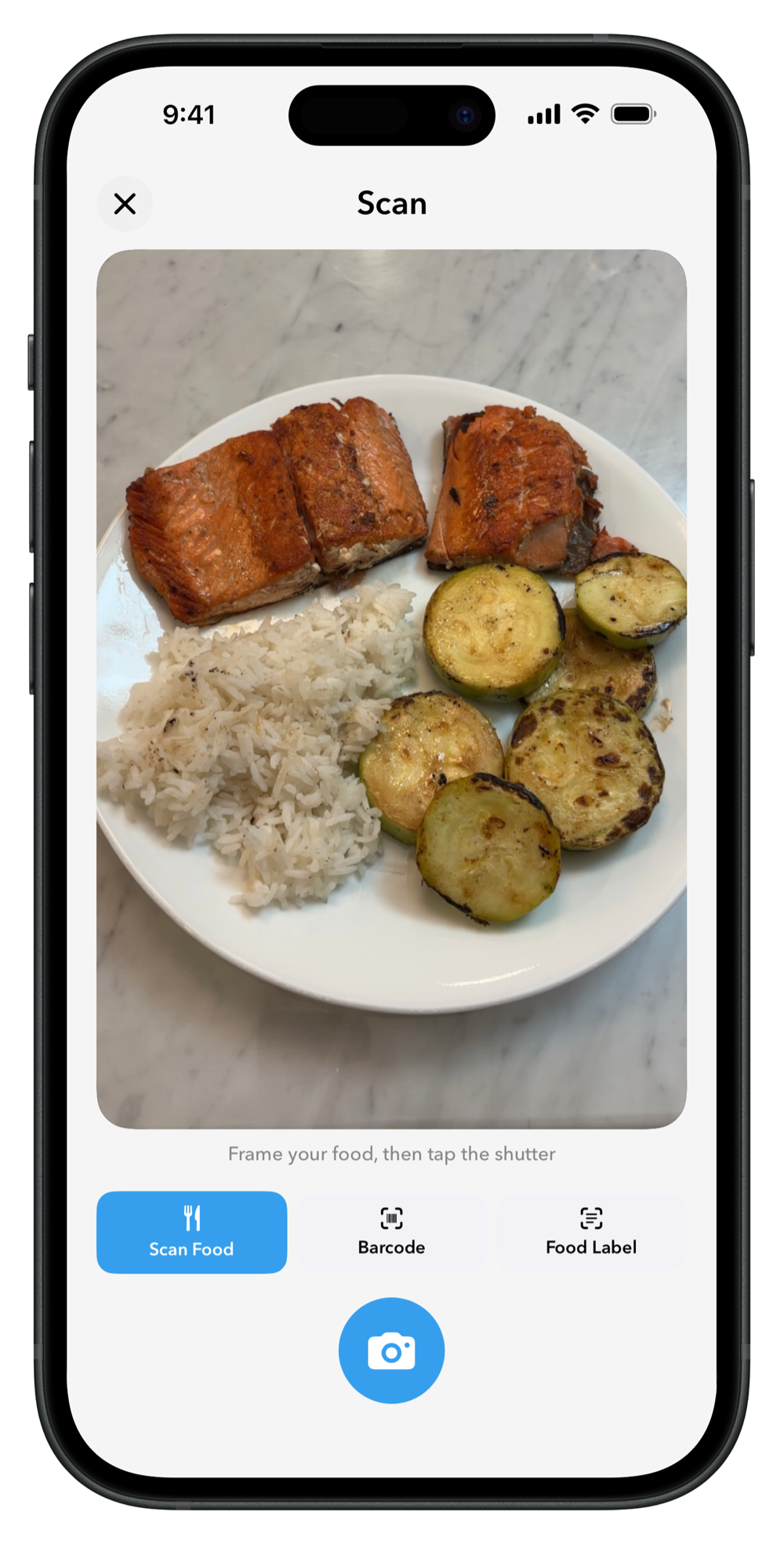 Nutrition scanning in the SkinCircle app